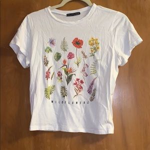 Wild flower croptop